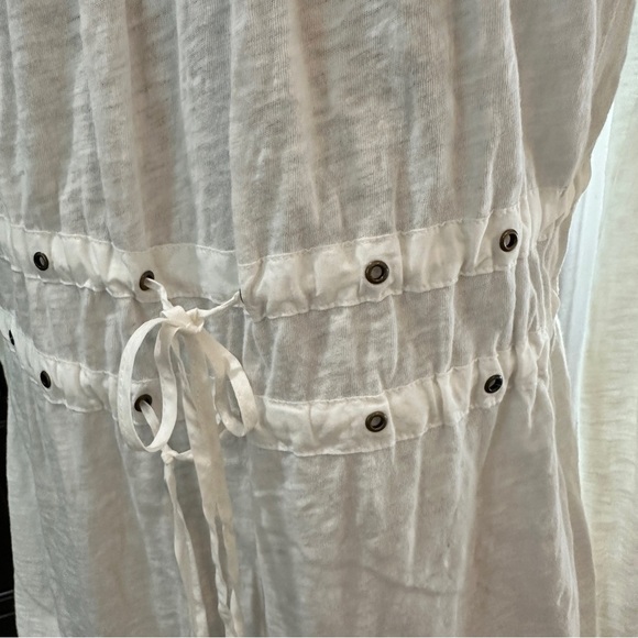 Anthropologie TINY White Eyelet Lace Embroidered Long Sleeve Cardigan Size S - Picture 9 of 16